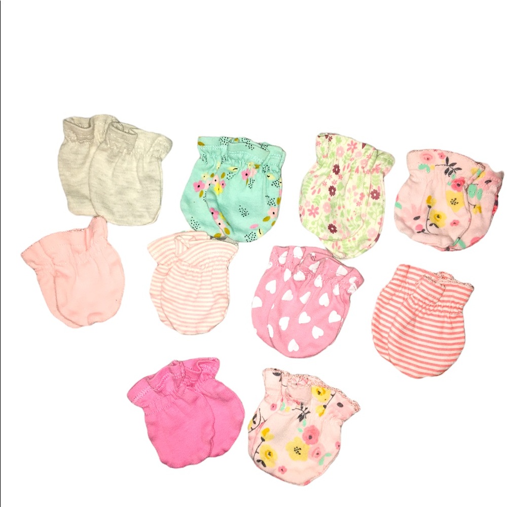 Baby scratch mittens